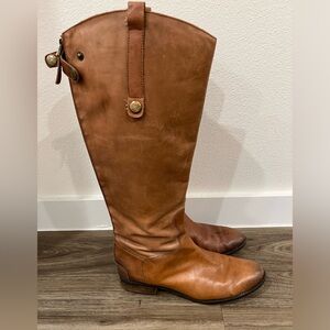 Sam Edelman Brown Leather Riding Boots